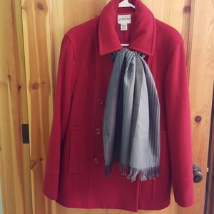 Soft lightweight gray scarf